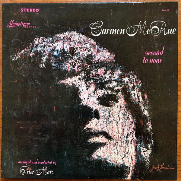 Carmen McRae - Second To None Vinyl Record