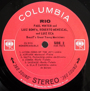 Paul Winter (2) / Luiz Bonfá / Roberto Menescal / Luiz Eça - Rio -