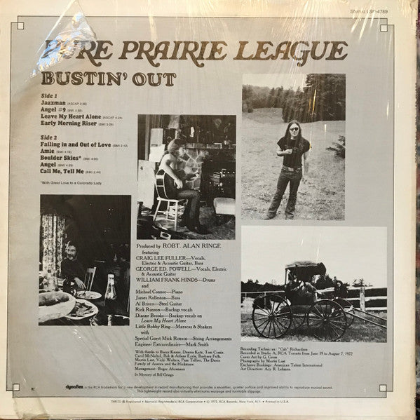 Pure Prairie League - Bustin' Out
