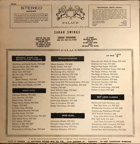 Sarah Vaughan - Sarah Swings