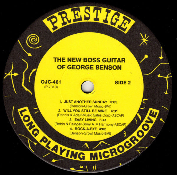 George Benson With Brother Jack McDuff Quartet, The - The New Boss Guitar Of George Benson -