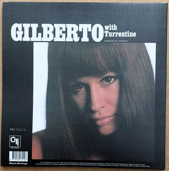 Astrud Gilberto With Stanley Turrentine - Gilberto With Turrentine - 2023