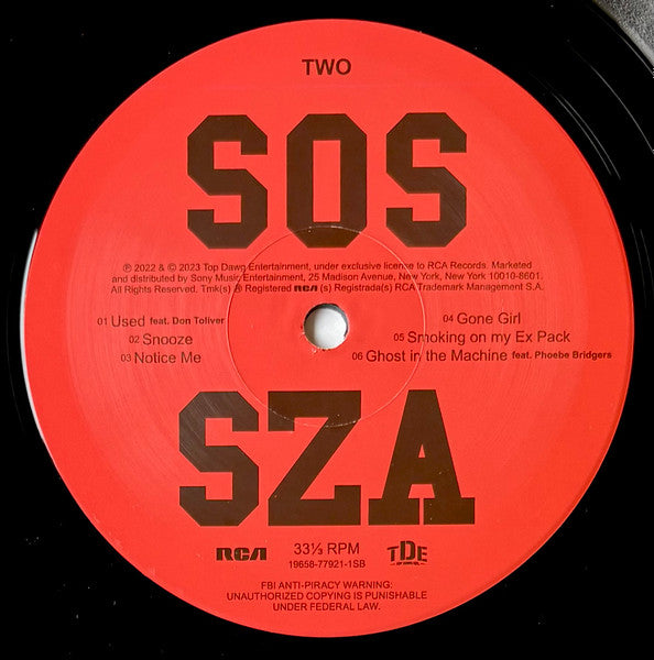 SZA - SOS - 2023