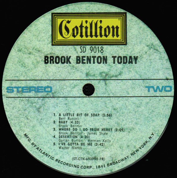 Brook Benton - Brook Benton Today