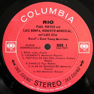 Paul Winter (2) / Luiz Bonfá / Roberto Menescal / Luiz Eça - Rio -
