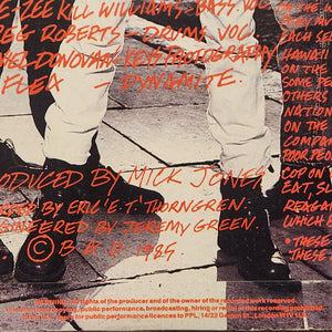 Big Audio Dynamite - The Bottom Line - 1985