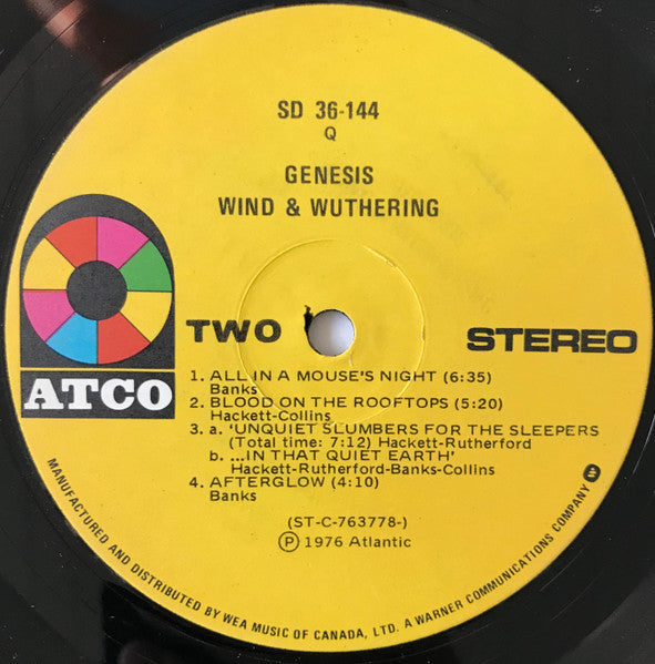 Genesis - Wind & Wuthering