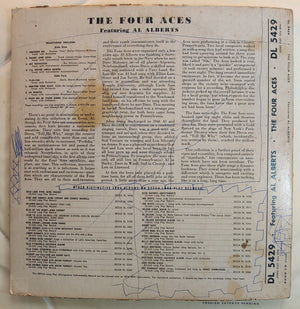 Four Aces, The Featuring Al Alberts - The Four Aces - 1952