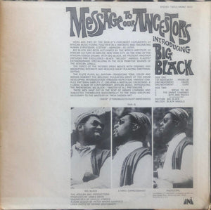 Big Black - Message To Our Ancestors - 1967