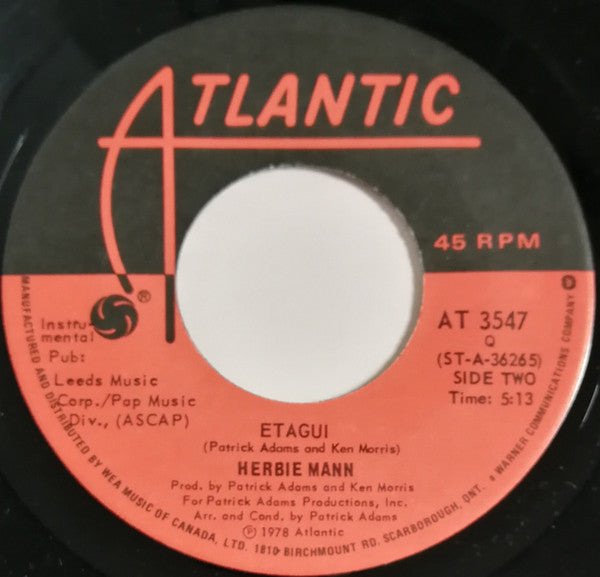 Herbie Mann - Superman / Etagui - 1979