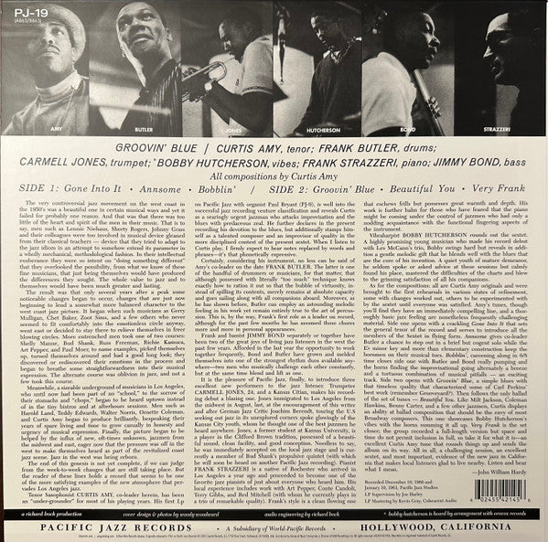 Curtis Amy - Groovin' Blue