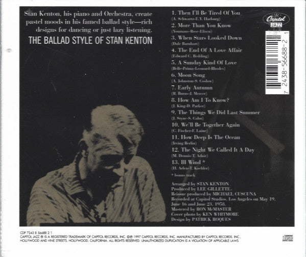 Stan Kenton - The Ballad Style Of Stan Kenton (CD) - 1997