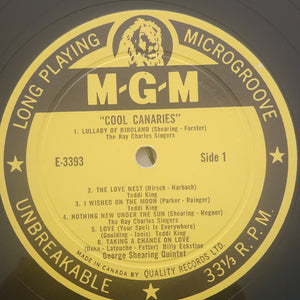 George Shearing Quintet, The - Cool Canaries - 1956