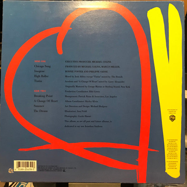 David Sanborn - A Change Of Heart - 1987