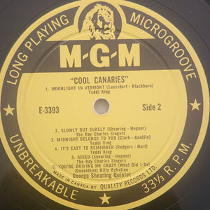 George Shearing Quintet, The - Cool Canaries - 1956