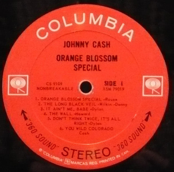 Johnny Cash - Orange Blossom Special Vinyl Record