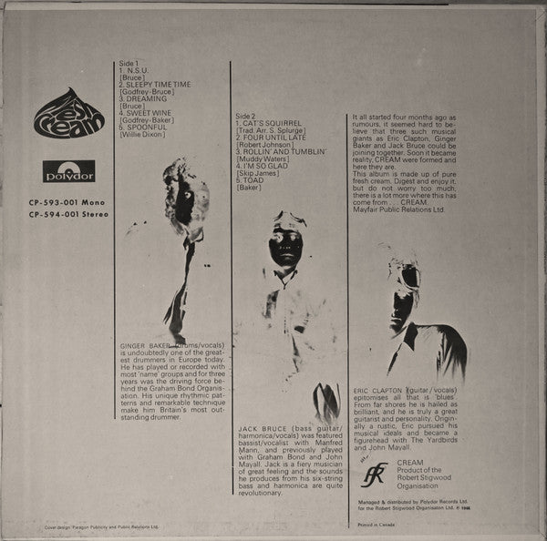 Cream - Fresh Cream - 1966