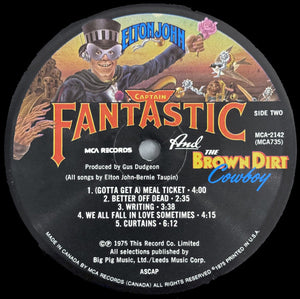 Elton John - Captain Fantastic And The Brown Dirt Cowboy - 1975