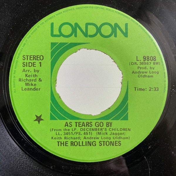 The Rolling Stones - As Tears Go By