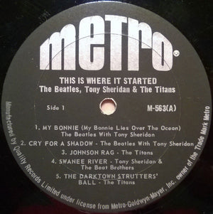 Beatles, The With Tony Sheridan - This Is Where It Started - 1966