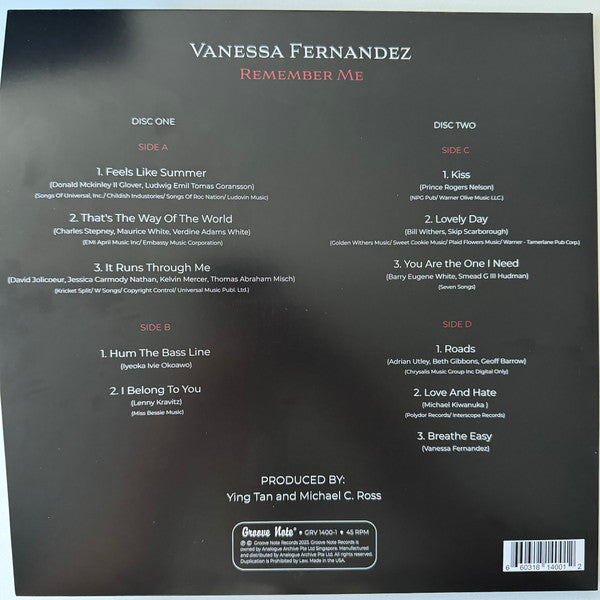Vanessa Fernandez - Remember Me - 2023