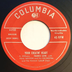 Frankie Laine - Your Cheatin' Heart / I Believe