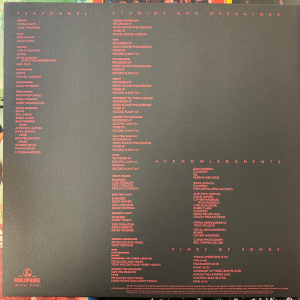 David Bowie - Young Americans - 2020