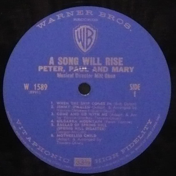 Peter, Paul & Mary - A Song Will Rise
