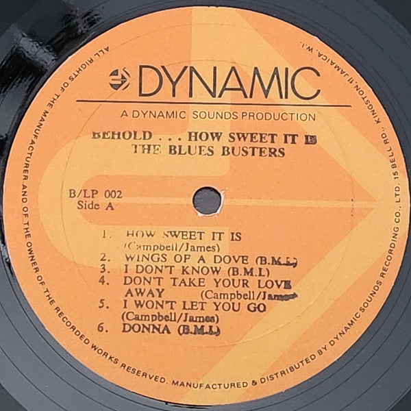 The Blues Busters - Behold...How Sweet It Is