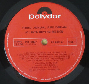 Atlanta Rhythm Section - Third Annual Pipe Dream