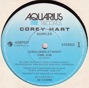 Corey Hart - Sunglasses At Night