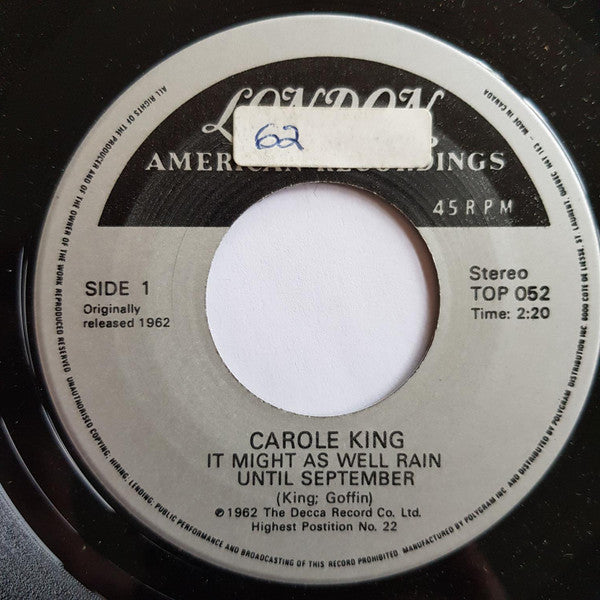 Carole King - It Might As Well Rain Until September