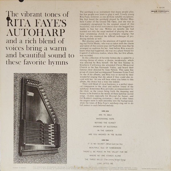 Rita Faye Wilson - Rita Faye's Autoharp - 1961