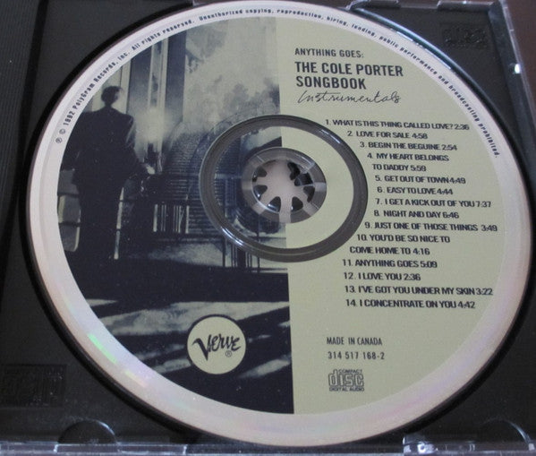 Cole Porter - Anything Goes: The Cole Porter Songbook - Instrumentals (CD) - 1992