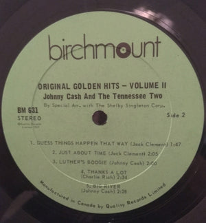 Johnny Cash - Original Golden Hits Volume II