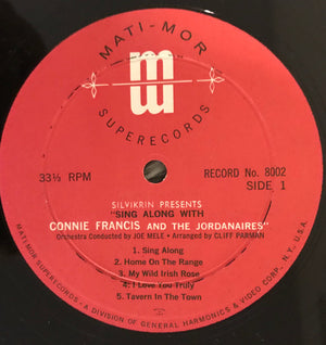 Connie Francis - Sing Along With Connie Francis - 1961
