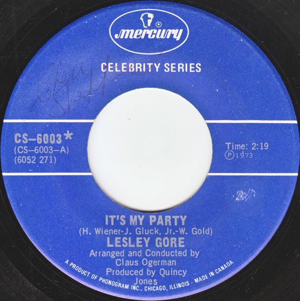 Lesley Gore - It's My Party / She's A Fool - 1973