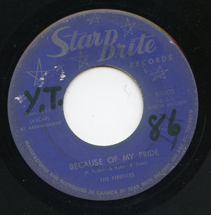 Fireflies, The - Because Of My Pride / My Girl - 1960