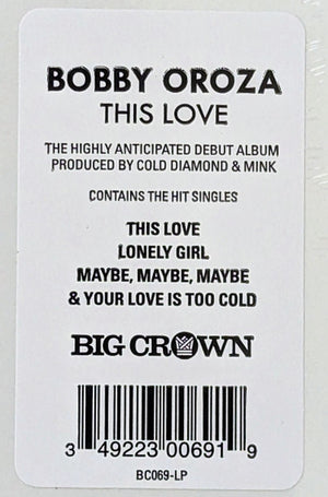 Bobby Oroza - This Love - 2019