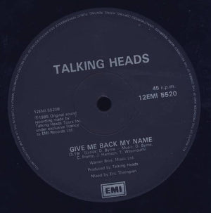 Talking Heads - The Lady Don't Mind - 1985