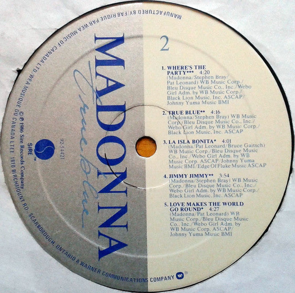 Madonna - True Blue
