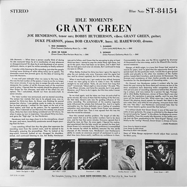 Grant Green - Idle Moments
