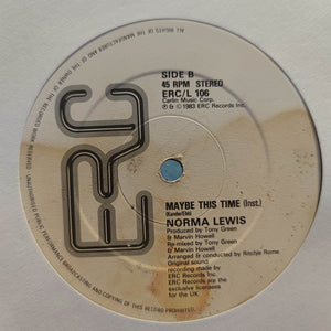 Norma Lewis - Maybe This Time (Re-Mix) - 1983
