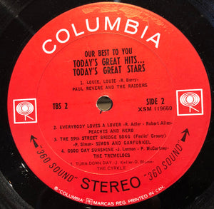 Various - Our Best To You: Today's Great Hits... Today's Great Stars - 1967