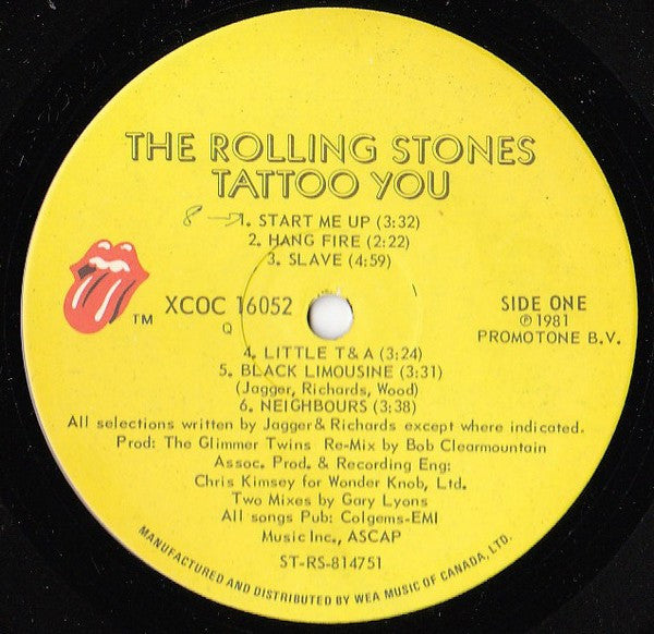 The Rolling Stones - Tattoo You