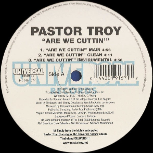 Pastor Troy - Are We Cuttin' - 2002