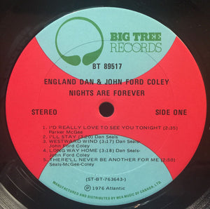 England Dan & John Ford Coley - Nights Are Forever - 1976