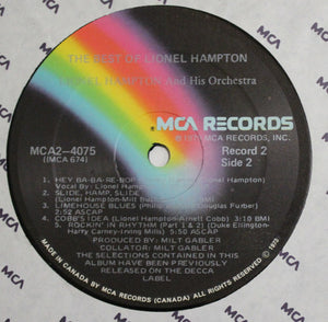Lionel Hampton - The Best Of Lionel Hampton - 1975