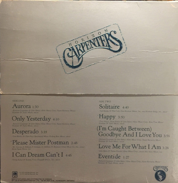 Carpenters - Horizon - 1975