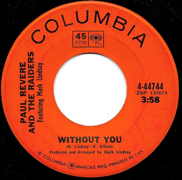 Paul Revere & The Raiders - Mr. Sun, Mr. Moon / Without You